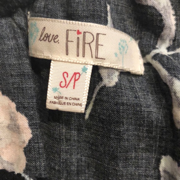 NEW Love Fire One Shoulder Floral Dress - Picture 6 of 7